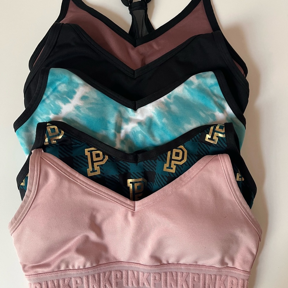 victoria’s secret pink sports bras